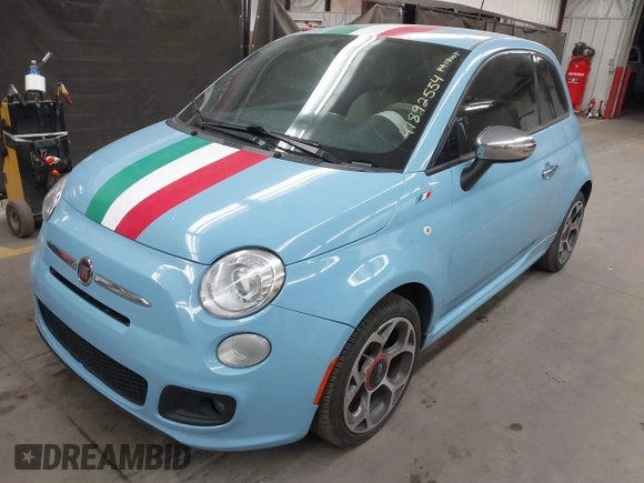 2016 FIAT 500 Sport with VIN 3C3CFFBR7GT217394, listed as a IAAI auction lot 41892554 with 128,486 mi miles and . Bid and sale history available at DreamBid. Image 2.
