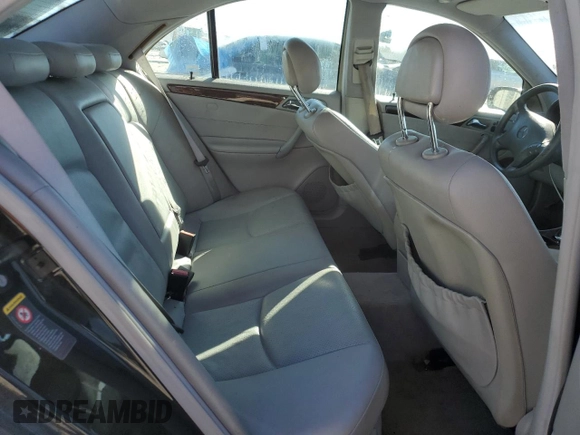 2003 Mercedes-Benz C 230/260/280/320 with VIN WDBRF64J73F309654, listed as a Copart auction lot 41789965 with 89,406 mi miles and Salvage Title. Bid and sale history available at DreamBid. Image 11.