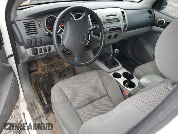 2008 Toyota Tacoma PreRunner with VIN 5TENX62N98Z478572, listed as a Copart auction lot 44653345 with 219,176 mi miles and Salvage title. Bid and sale history available at DreamBid. Image 8.