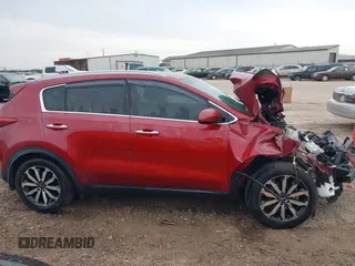 2017 Kia Sportage EX with VIN KNDPN3AC8H7124045, listed as a IAAI auction lot 41656874 with 1 mi miles. Bid and sale history available at carsss.com. Image 12.