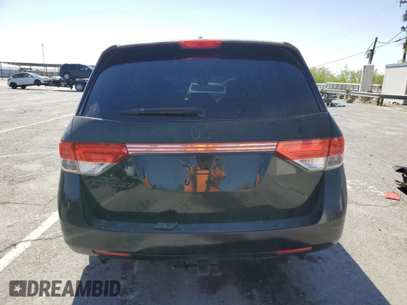 2014 Honda Odyssey EX-L with VIN 5FNRL5H6XEB129098, listed as a Copart auction lot 52211625 with Not Provided miles and Salvage Title. Bid and sale history available at carsss.com. Image 6.