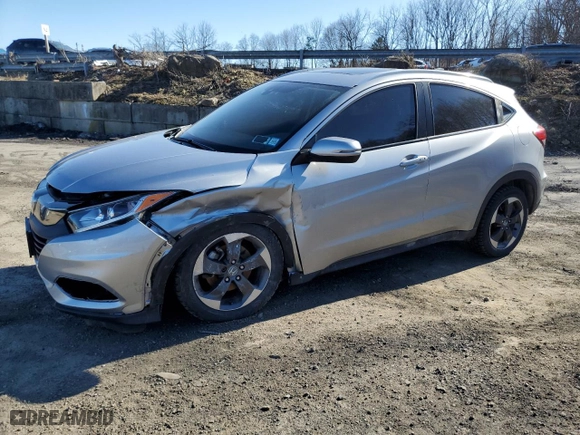 2019 Honda HR-V EX-L with VIN 3CZRU6H71KM723799, listed as a Copart auction lot 47702525 with 43,025 mi miles and Salvage Title. Bid and sale history available at carsss.com. Image 1.