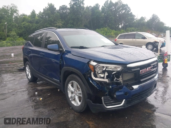 2022 GMC Terrain SLE с VIN 3GKALMEV1NL176903, выставлен на аукционе IAAI как лот 42207338 с пробегом 58 014 миль миль и . История ставок и продаж доступна на DreamBid. Изображение 1.