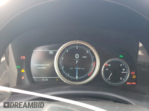 2016 Lexus GS 350 with VIN JTHCZ1BL3GA000285, listed as a Copart auction lot 72135184 with 79,400 mi miles and Salvage Title. Bid and sale history available at carsss.com. Image 9.