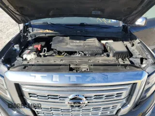 2020 Nissan Titan Platinum Reserve with VIN 1N6AA1EF2LN500797, listed as a Copart auction lot 41897765 with 90,060 mi miles and Salvage title. Bid and sale history available at DreamBid. Image 12.