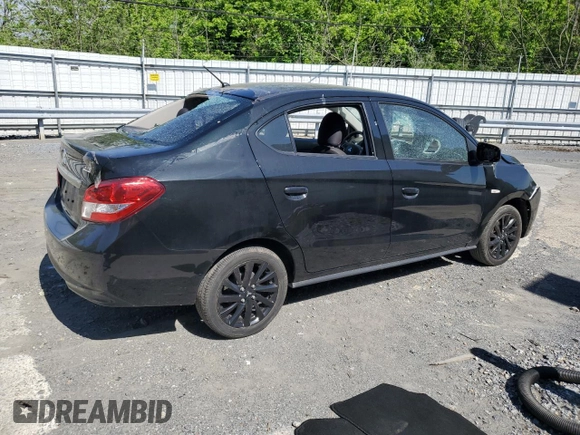 2020 Mitsubishi Mirage G4 SE with VIN ML32F4FJ8LHF13197, listed as a Copart auction lot 55617694 with 32,311 mi miles and Salvage Title. Bid and sale history available at carsss.com. Image 3.