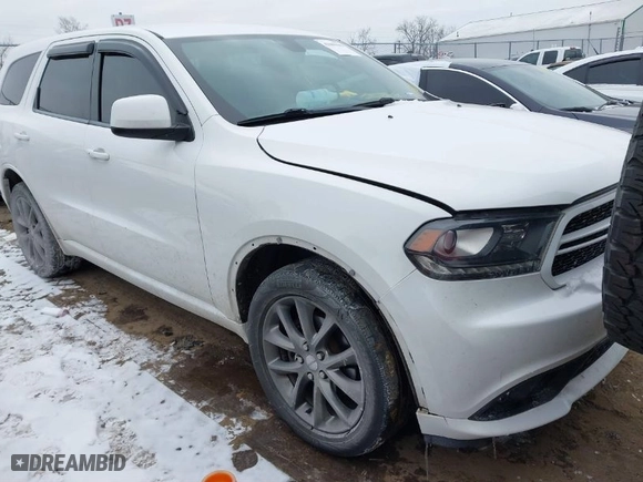 2015 Dodge Durango SXT with VIN 1C4RDJAG0FC750731, listed as a IAAI auction lot 41600190 with 193,826 mi miles. Bid and sale history available at carsss.com. Image 1.