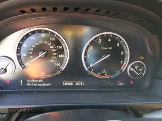 2013 BMW 5 Series 550i xDrive with VIN WBAFU9C59DDY72036, listed as a Copart auction lot 45280555 with 145,588 mi miles and Salvage Title. Bid and sale history available at carsss.com. Image 9.