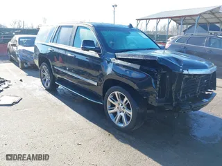2016 Cadillac Escalade Premium Collection with VIN 1GYS4CKJXGR266873, listed as a IAAI auction lot 41647399 with 153,553 mi miles. Bid and sale history available at carsss.com. Image 1.