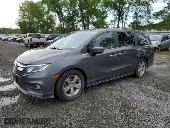 2018 Honda Odyssey EX z VIN 5FNRL6H56JB108661, wystawiony jako Copart lot #62807955 z przebiegiem 96 164 mil mil oraz Szkoda całkowita • Salvage title. Historia ofert i sprzedaży dostępna na DreamBid. Obrazek 1.