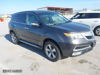2010 Acura MDX Technology Pkg with VIN 2HNYD2H69AH508311, listed as a IAAI auction lot 42100390 with 191,916 mi miles. Bid and sale history available at carsss.com. Image 1.