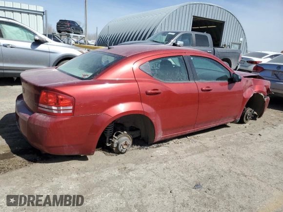 2010 Dodge Avenger SXT with VIN 1B3CC4FB6AN161351, listed as a Copart auction lot 49457595 with 88,562 mi miles and Salvage Title. Bid and sale history available at carsss.com. Image 3.