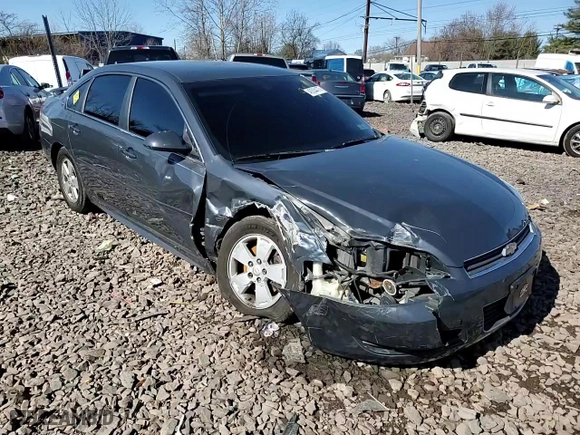 2009 Chevrolet Impala 3.5L LT with VIN 2G1WT57N791197453, listed as a Copart auction lot 48534475 with 153,941 mi miles and Salvage Title. Bid and sale history available at carsss.com. Image 10.