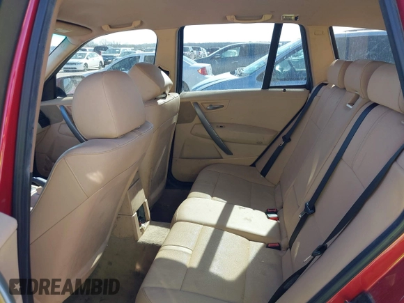 2005 BMW X3 2.5i with VIN WBXPA73495WC50768, listed as a IAAI auction lot 41574034 with 192,627 mi miles. Bid and sale history available at carsss.com. Image 14.