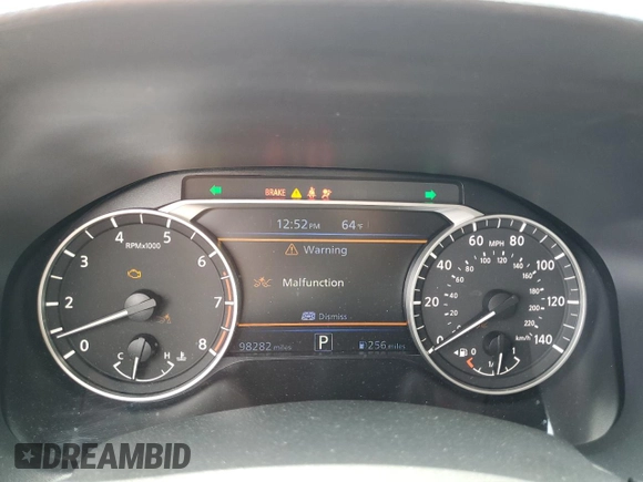 2021 Nissan Altima SV z VIN 1N4BL4DV4MN420372, wystawiony jako Copart lot #54734995 z przebiegiem 98 282 mil mil oraz Szkoda całkowita • Salvage title. Historia ofert i sprzedaży dostępna na DreamBid. Obrazek 9.