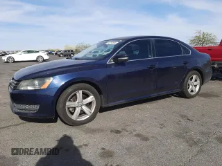2014 Volkswagen Passat SE z VIN 1VWBT7A39EC107343, wystawiony jako Copart lot #54754895 z przebiegiem 120 857 mil mil oraz Szkody całkowita. Historia ofert i sprzedaży dostępna na DreamBid. Obrazek 1.