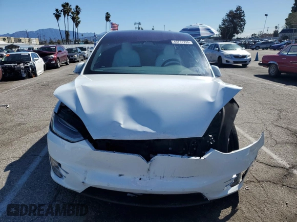 2020 Tesla Model X Long Range with VIN 5YJXCAE26LF270135, listed as a Copart auction lot 49711735 with Not Provided miles and Salvage Title. Bid and sale history available at carsss.com. Image 5.