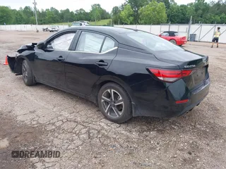 2024 Nissan Sentra SV with VIN 3N1AB8CV4RY204410, listed as a IAAI auction lot 42216000 with 33,893 mi miles and . Bid and sale history available at DreamBid. Image 3.