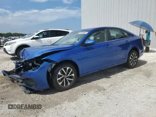 2024 Volkswagen Jetta S with VIN 3VW5M7BU5RM002997, listed as a Copart auction lot 60536105 with 41,613 mi miles and Non repairable. Bid and sale history available at DreamBid. Image 1.