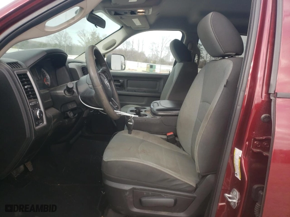 2021 Ram 1500 Classic Tradesman with VIN 3C6RR7KG8MG564746, listed as a Copart auction lot 43128735 with 81,151 mi miles and Salvage Title. Bid and sale history available at carsss.com. Image 7.