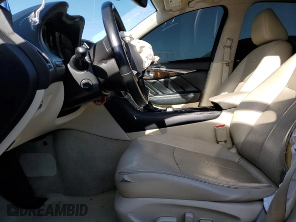 2014 Infiniti Q50 Hybrid Premium with VIN JN1AV7APXEM691616, listed as a Copart auction lot 51646095 with 133,670 mi miles and Clean Title. Bid and sale history available at DreamBid. Image 7.