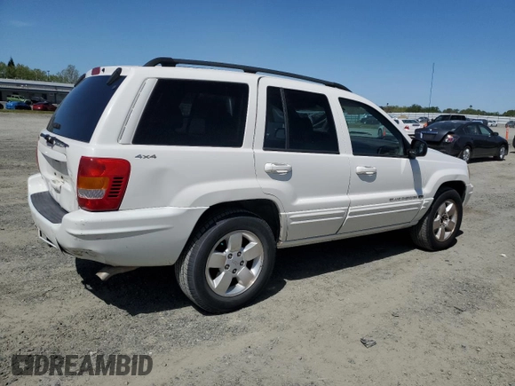 2001 Jeep Grand Cherokee Limited with VIN 1J4GW58N61C628066, listed as a Copart auction lot 52054365 with 173,485 mi miles and Salvage Title. Bid and sale history available at carsss.com. Image 3.