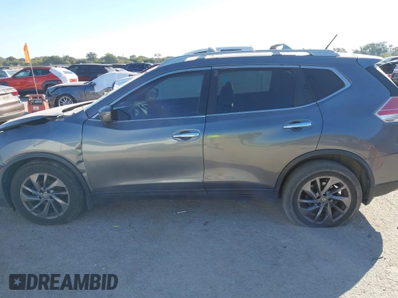 2016 Nissan Rogue SL with VIN 5N1AT2MT8GC874175, listed as a IAAI auction lot 40655066 with 134,540 mi miles and . Bid and sale history available at carsss.com. Image 14.