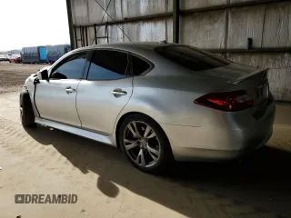 2011 Infiniti M with VIN JN1BY1APXBM324638, listed as a Copart auction lot 51014985 with 194,447 mi miles and Salvage title. Bid and sale history available at DreamBid. Image 2.