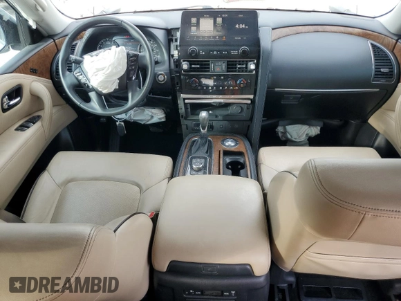 2022 Nissan Armada SL with VIN JN8AY2BC4N9161684, listed as a Copart auction lot 88525295 with 33,037 mi miles and Non Repairable. Bid and sale history available at carsss.com. Image 8.
