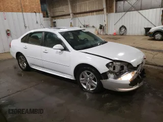 2014 Chevrolet Impala LT with VIN 2G1WB5E37E1100847, listed as a Copart auction lot 58580765 with 104,949 mi miles and Salvage title. Bid and sale history available at DreamBid. Image 4.
