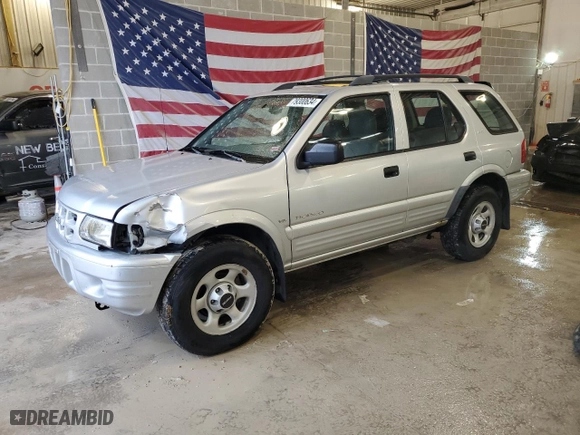 2000 Isuzu Rodeo with VIN 4S2DM58WXY4346884, listed as a Copart auction lot 43108675 with 144,306 mi miles and Non Repairable. Bid and sale history available at carsss.com. Image 1.