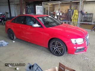 2014 Audi S4 Premium Plus z VIN WAUDGAFL3EA042813, wystawiony jako Copart lot #49654405 z przebiegiem Nie podano mil oraz Szkoda całkowita • Salvage title. Historia ofert i sprzedaży dostępna na DreamBid. Obrazek 4.