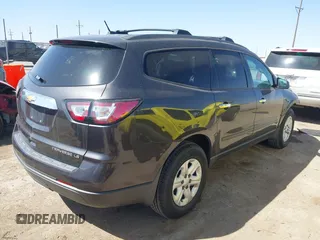 2015 Chevrolet Traverse LS z VIN 1GNKVFED7FJ203566, wystawiony jako IAAI lot #41783373 z przebiegiem 147 309 mil mil oraz . Historia ofert i sprzedaży dostępna na DreamBid. Obrazek 4.