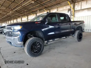 2019 Chevrolet Silverado 1500 LT with VIN 1GCPYDEK9KZ253373, listed as a Copart auction lot 53658995 with 7,606 mi miles and Clean Title. Bid and sale history available at carsss.com. Image 1.