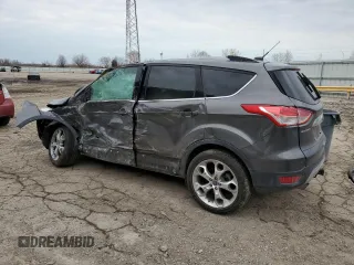 2015 Ford Escape Titanium with VIN 1FMCU9J98FUC46195, listed as a Copart auction lot 47733665 with 0 mi miles and Salvage Title. Bid and sale history available at carsss.com. Image 2.