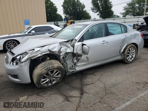 2008 Infiniti G35 Journey with VIN JNKBV61E68M206529, listed as a Copart auction lot 61417315 with 83,186 mi miles and Salvage title. Bid and sale history available at DreamBid. Image 1.