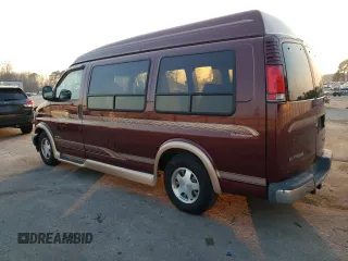 1999 Chevrolet Express with VIN 1GBFG15R7X1036862, listed as a Copart auction lot 43567815 with 66,764 mi miles and Salvage Title. Bid and sale history available at carsss.com. Image 2.