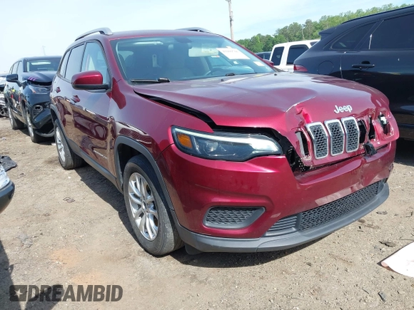 2020 Jeep Cherokee Latitude with VIN 1C4PJLCB8LD525301, listed as a IAAI auction lot 42209705 with 48,250 mi miles and . Bid and sale history available at DreamBid. Image 1.