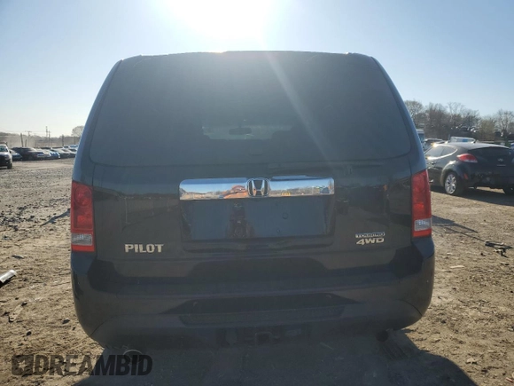 2012 Honda Pilot Touring with VIN 5FNYF4H96CB076730, listed as a Copart auction lot 50161785 with 108,038 mi miles and Salvage Title. Bid and sale history available at DreamBid. Image 6.