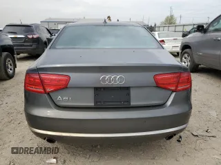 2014 Audi A8 3.0T with VIN WAURGAFDXEN009752, listed as a Copart auction lot 54541165 with 118,687 mi miles and Clean Title. Bid and sale history available at DreamBid. Image 6.
