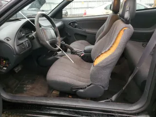 2000 Chevrolet Cavalier with VIN 1G1JC1248Y7191163, listed as a Copart auction lot 86340994 with 124,651 mi miles and Salvage Title. Bid and sale history available at carsss.com. Image 7.