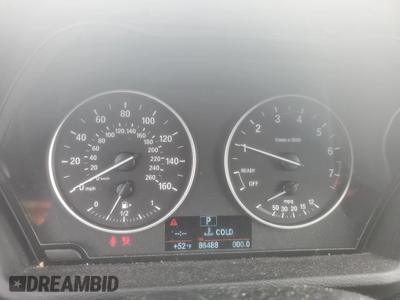 2017 BMW X1 sDrive28i with VIN WBXHU7C32H5H37758, listed as a Copart auction lot 48173225 with 86,488 mi miles and Salvage Title. Bid and sale history available at carsss.com. Image 9.