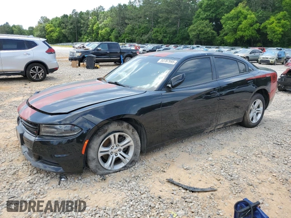 2019 Dodge Charger SXT z VIN 2C3CDXBG2KH696352, wystawiony jako Copart lot #53787995 z przebiegiem 85 127 mil mil oraz Szkoda całkowita • Salvage title. Historia ofert i sprzedaży dostępna na DreamBid. Obrazek 1.