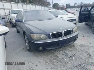 2006 BMW 7 Series 750Li with VIN WBAHN83576DT26418, listed as a IAAI auction lot 41555297 with 124,801 mi miles. Bid and sale history available at carsss.com. Image 1.