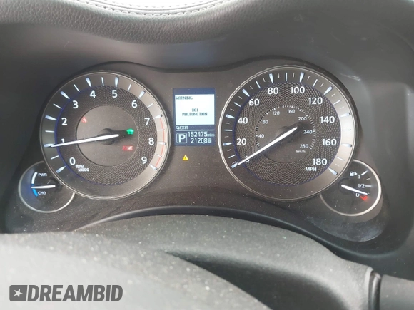 2015 Infiniti M35h Hybrid with VIN JN1EY1AP2FM510029, listed as a IAAI auction lot 41795913 with 152,475 mi miles. Bid and sale history available at carsss.com. Image 7.