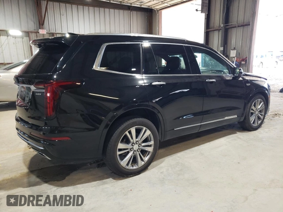 2023 Cadillac XT6 AWD Premium Luxury with VIN 1GYKPFRS3PZ121942, listed as a Copart auction lot 46489545 with 35,453 mi miles and Salvage Title. Bid and sale history available at DreamBid. Image 3.