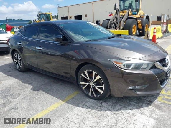 2016 Nissan Maxima SR with VIN 1N4AA6AP9GC405420, listed as a IAAI auction lot 41933739 with 59,680 mi miles and . Bid and sale history available at DreamBid. Image 1.