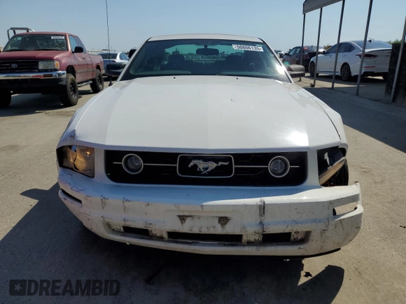 2007 Ford Mustang Deluxe with VIN 1ZVFT80N875283866, listed as a Copart auction lot 50806135 with 99,858 mi miles and Salvage Title. Bid and sale history available at carsss.com. Image 5.