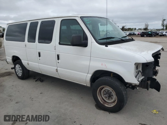 2011 Ford Econoline Passenger XL with VIN 1FBNE3BL1BDA61390, listed as a Copart auction lot 85365364 with 163,174 mi miles and Salvage Title. Bid and sale history available at carsss.com. Image 4.