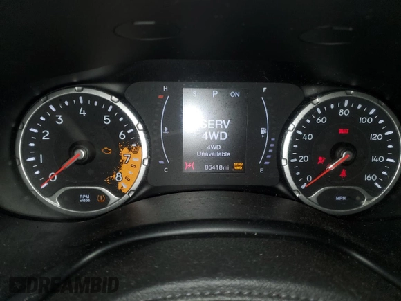 2018 Jeep Renegade Sport with VIN ZACCJBAB5JPJ41077, listed as a Copart auction lot 42986385 with 86,418 mi miles and Salvage title. Bid and sale history available at DreamBid. Image 9.